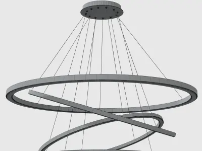 Chandelier 3D model 14