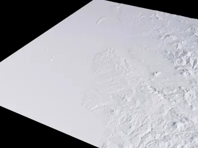 Tijuana Mexico City Landscape 3D Model 3D model