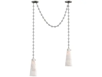 Alabaster Chandelier 3D model