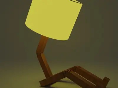 desk lamp Free 3D model