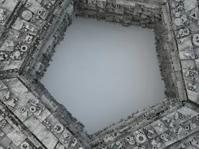 Sci -Fi Shapes - The Pentagon 3D model