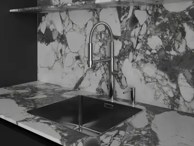 Kitchen set 11 3D model