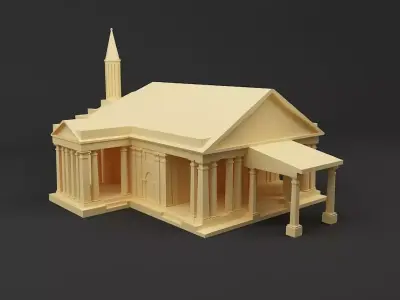 Armenian Church Singapore 3D print model