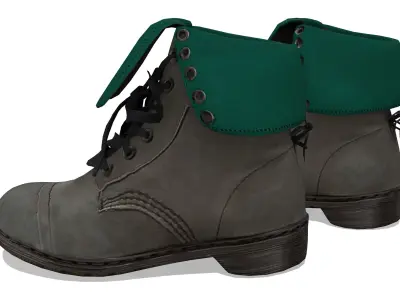 Triumph Boots Low-poly 3D model