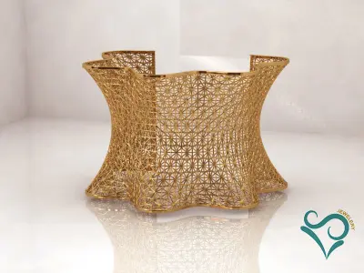 Golden Bracelets ready for direct printing 3d Jewel 3D print model