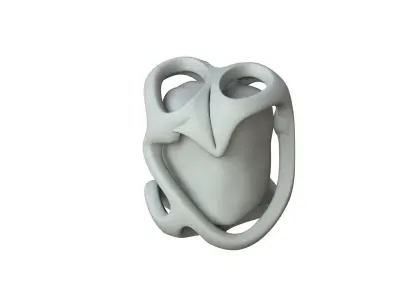 SciFi Shape Object Low Poly Low-poly 3D model 31