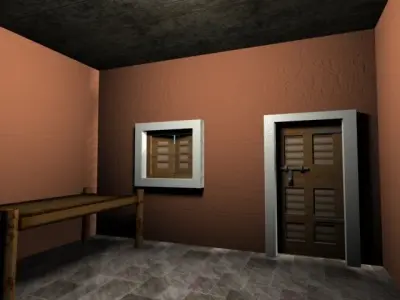 VILLAGE HOUSE Low-poly 3D model shop