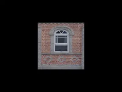 Wall with the Window 3D model