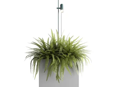 Dots Planter Lamp 3D model