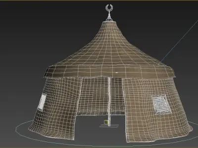 Tent v02 3D model