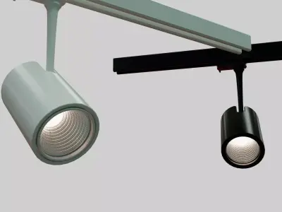 Led White and Black 3D model