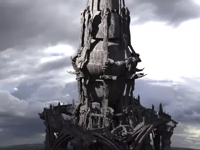 Thulsa Doom Tower 3D model