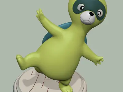 OAK Fregolo Captain Future Capitaine Flam 3D model