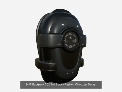 10 SciFi Backpack C Collection - Fashion Character Design