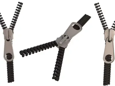 Zipper 3D model