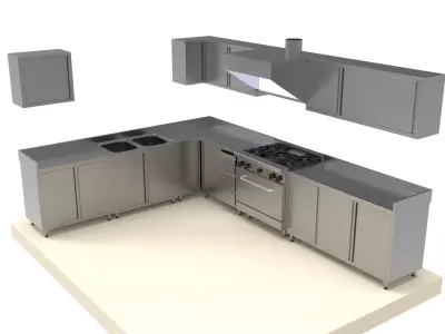 kitchen 22 3D model