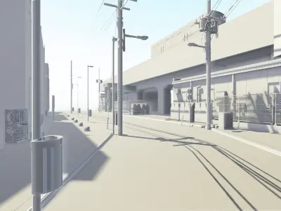 Tokyo Street 3D model