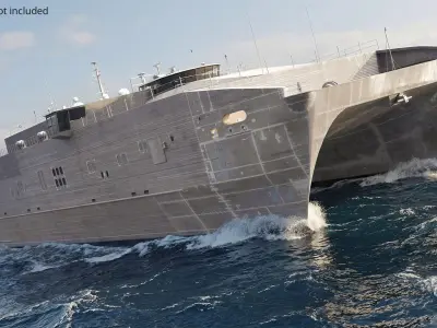  Naval Fast Logistics Transport Vessel Simplified 