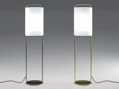Alistair Floor and Table Lamps 3D model