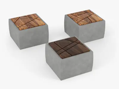 Urban Furniture 3D model purchase