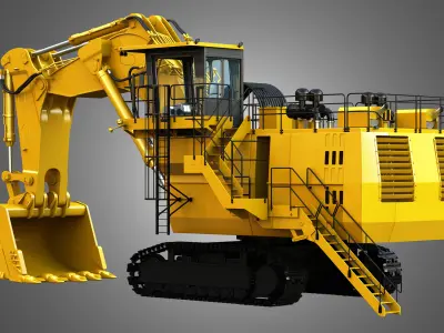 6030 FS - Hydraulic Mining Excavator 3D model