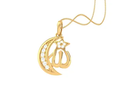 Allah Pendant 3D print model