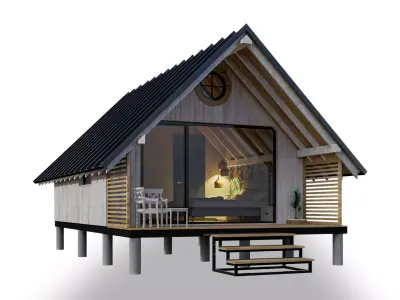 tiny house 3D model