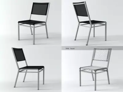 Equinox chair 3D model