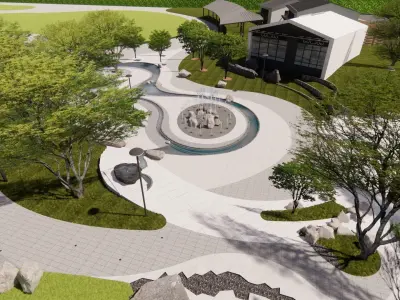 landscape 3D model