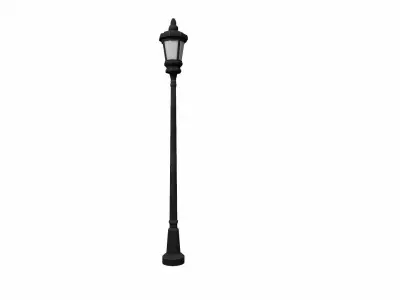 old lamp  Low-poly 3D model