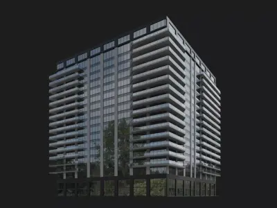 Pinnacle Towers 3D model