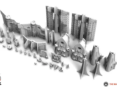 Feudal Guard - Gunship 3D print model