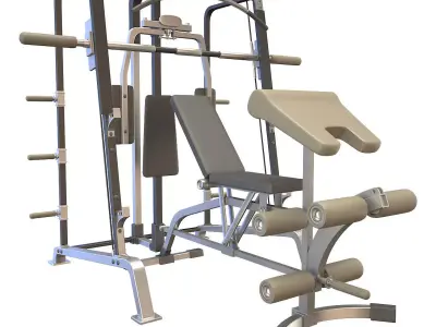 Gym Equipment 3D model