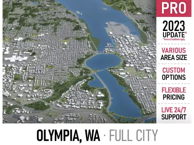 Olympia  Low-poly 3D model