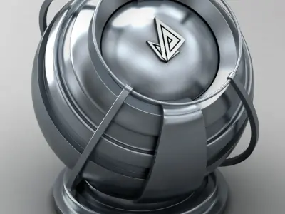 VRAY SHADER---METAL---Ytterbium Texture