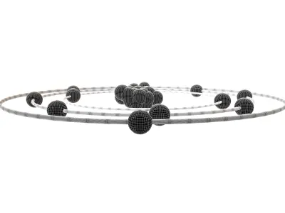 Magnesium Chemical Element v1 003 Low-poly 3D model