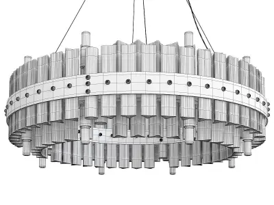 Glass Angular Tubes Low-poly 3D model