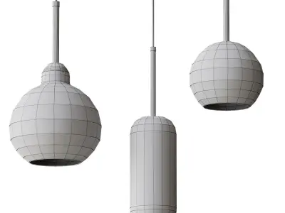 Hanglamp Living Room Light Fixture 3D model