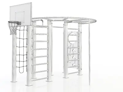 kids child playground 3d model 3 3D model