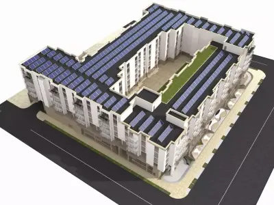 Housing Complex 3D model