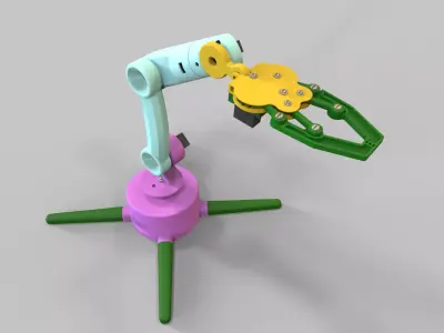 Robot Arm 3D print model
