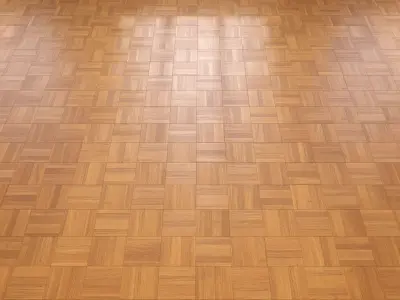 Parquet - Laminate - Wooden floor 2 in 1 Low-poly 3D model 2