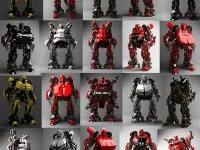 Robot Collection 3D model