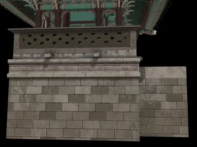 Korean Traditional Watchtower - Dongsipjagak  3D model