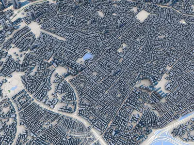 Tel Aviv-Yafo City Israel 3D model