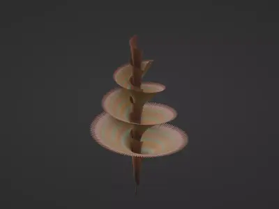 Avatar - Helicoradian -animated Blender modifiers-fbx with bones Low-poly 3D model
