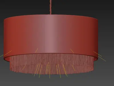 Clarendon Easy Fit Shade Pendant 3D model