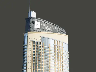The Address Dubai Mall - Dubai 3D model
