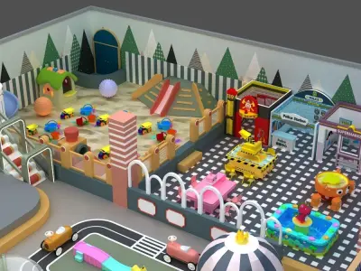 Children  playground 3D model