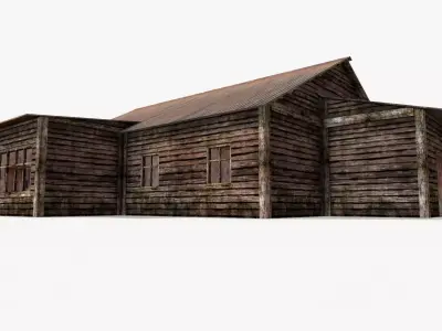 Old House 09 Low-poly 3D model